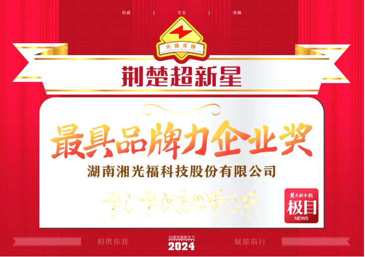 鑫聞  |鑫和綠能湘光福榮獲“2024荊楚超新星”光儲充換行業(yè)大會雙項殊榮！